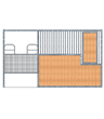 10 Foot Finish Line Front with Mesh Half-Swing Gate and Large Solid Feed Door